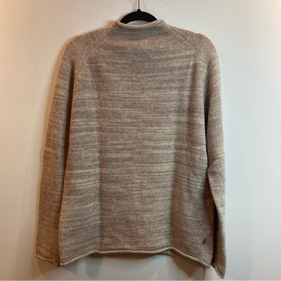 LEVI’S Sz XL Lambswool Blend Rolled Crew Neck Super Soft Sweater - Picture 9 of 9